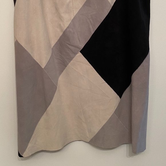 Lafayette 148 Suede Skirt - Picture 3 of 5